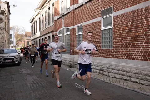 Julian Blocqueau à Tournai Générale Urban Trail