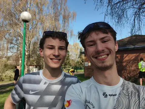 Alexis Van Lier et Hubert Van Lier à Trail des Bosses