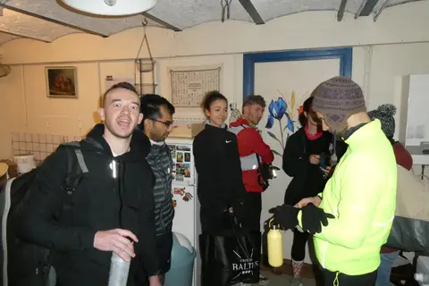 Loïc Lécolier, Lucien Van Lier et Noé Gillerot à Trail de la Soupe