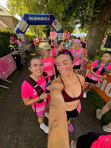 Florine Chevalier et Zélie Staes à Girl Power Run